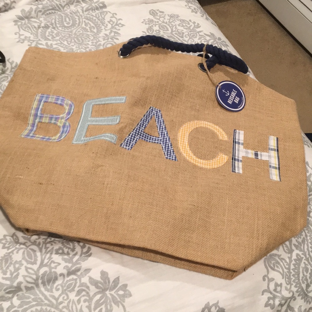 Oversized beach bag